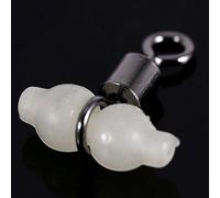 Alomejor Émerillons Lumineux de Pêche, Connecteur de Corps en Cuivre, Rotation Douce, pour la Pêche au Leurre, Taille 2#4#, 30 Pièces (2#)