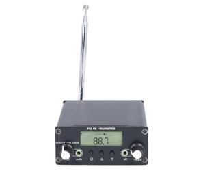 Alomejor Émetteur Stéréo FM, Station de Diffusion Radio FM Longue Portée 0,5 W avec Prise Microphone 3,5 Mm, pour Cinéma en Plein Air, église, Parc, école, Usine, Hôtel, Maison