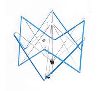 Alomejor Enrouleur de Fil en Métal Compact, Cadre D'enroulement Manuel en Acier Inoxydable pour Outil de Tricot, adapté à la Plupart des Scénarios