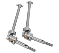 Alomejor Ensemble d'arbre D'entraînement CVD de Haute qualité 2 PCS RC RC en Acier Inoxydable pour Le Camion 1/8 LOSI LMT Axe Fixe, Améliore Les Performances des Voitures Télécommandées