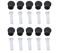 Alomejor Ensemble de 10 Capuchons de Tête D'arrosage, Couvercles en Plastique étanches pour la Réparation et L'entretien du Système D'irrigation