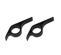 Alomejor Ensemble de Barres de Levier pour Couvercle D'attelage, Outils de Retrait Durables en Alliage D'aluminium pour un Retrait Rapide du Couvercle D'attelage, Compatibles avec les Véhicules