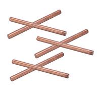 Alomejor Ensemble de Bâtons de Cire à Cacheter Flexibles, Bâtons de Scellage de Cire sans Fumée pour Projets de Bricolage, 10 Pièces Champagne or (Couleur Cuivre)