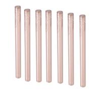 Alomejor Ensemble de Bâtons de Cire à Cacheter Flexibles, Bâtons de Scellage de Cire sans Fumée pour Projets de Bricolage, 10 Pièces Champagne or (GOLD #12)