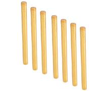 Alomejor Ensemble de Bâtons de Cire à Cacheter Flexibles, Bâtons de Scellage de Cire sans Fumée pour Projets de Bricolage, 10 Pièces Champagne or (GOLD #13)