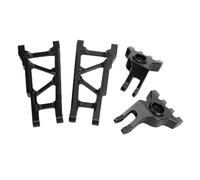 Alomejor Ensemble de Broches de Direction de Bras de Suspension D'essieu Arrière de Voiture RC, Pièces de Rechange en Alliage pour 4X4 BL 2S, Système sans Balais de Voiture RC à