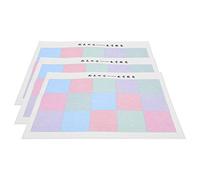 Alomejor Ensemble de Chiffons D'écriture à L'eau Colorés pour la Pratique du Pinceau, Paquet de 3, Parfait pour les Cours de Formation de Calligraphie, adapté aux Enfants et aux Amateurs de