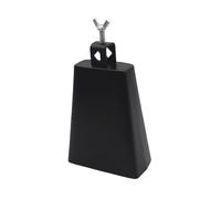 Alomejor Ensemble de Cloches de 6 Pouces en Fer et Métal avec Support et Bâton en Bois de Bouleau, Pince Réglable, tonalité Forte pour Kit de Batterie, Joueurs de Percussion, école, Concert, Fête,