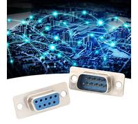Alomejor Ensemble de Connecteurs DB9, Conception Durable, pour | Matériau PBT de haute qualité, largement utilisé dans les API, prend en charge les ports RS232 et 485.