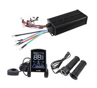 Alomejor Ensemble de Contrôleur Sine Wave 3 pour Les Scooters électriques, Compatible avec Un Moteur 52v3000w, Une Expérience de Conduite Améliorée, Un Guidon étanche et en Sueur, 2 Manuels