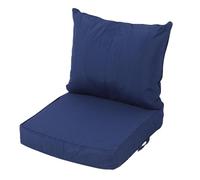 Alomejor Ensemble de Coussins de Siège Intégrés en Coton PP épais avec Housse Imperméable, Support de Rembourrage Luxueux pour Chaises D'extérieur, adapté aux Lieux Commerciaux, Matériau en