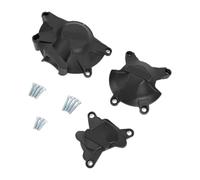 Alomejor Ensemble de Couvercles de Protection Moteur au Design élégant pour YZF-R1 2009-2014, Protection de de Stator de Moteur Durable pour Motos, 14 Pièces, Installation Facile (BLACK)