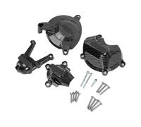 Alomejor Ensemble de Couvercles de Protection Moteur élégant et Durable pour Stator de Moteur de Moto de Protection pour S1000R S1000RR Matériau Haute Résistance 18 Pièces (Fibre de style carbone)