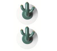 Alomejor Ensemble de Crochets Adhésifs Forts en Forme de pour clé de Voiture, Crochets Muraux Décoratifs en Forme de pour la Maison et le Bureau, 2 Pièces en ABS, Support Mural en de Mignon