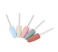 Alomejor Ensemble de Forets à Ongles, Acier Inoxydable et Silicone, Dissolvant Efficace des Peaux Mortes, Idéal pour Manucure et Pédicure