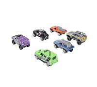 Alomejor Ensemble de Jouets de Voitures à Tirer 6 Pièces, Mini Véhicules en Alliage avec des Designs Uniques, pour Enfants Garçons Filles à Partir de 3 Ans, Cadeau de Vacances