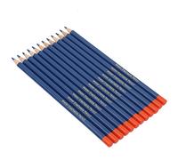 Alomejor Ensemble de Marqueurs de Crayons de Couleur en Bois de qualité Supérieure, 12 Pièces, Couleurs Vives, Solubles dans L'eau pour les Projets de Bricolage en Tissu