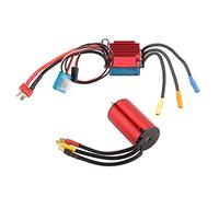 Alomejor Ensemble de Moteur sans Balais 2845 étanche avec ESC 35A, Forte Torsion et Puissance Stable, Composants Haut de Gamme pour Voiture HSP 1/12 RC, Alliage D'aluminium