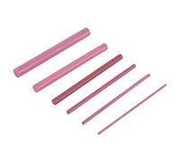 Alomejor Ensemble de Pierres à Huile de Polissage Rubis Légères, 3000 Grains, pour Polir les Bords, Applicable à L'affûtage des Couteaux et des Outils, 6 Pièces
