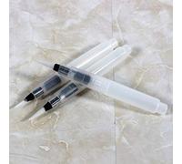 Alomejor Ensemble de Pinceaux de Peinture de Calligraphie Aquarelle, pour Dessin Lisse, Remplissage d'encre à l'eau, 3 Pièces pour Artistes de Niveaux