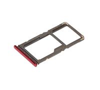 Alomejor Ensemble de Plateaux de Remplacement pour Carte SIM, Support de Carte SIM en Plastique Durable avec Outils pour Note 7, Installation Facile, 1 unité (Rouge)