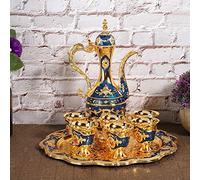 Alomejor Ensemble de Pots à Vin en Alliage de Zinc de Luxe Rose, Décoration de Table élégante pour Chambre à Coucher, Salon, Cadeau de Mariage (#3)