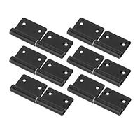 Alomejor Ensemble de Quincaillerie de Charnière de Porte en Acier Inoxydable Durable pour Armoires, Charnière de Placard à Haute Charge 6 Pièces, Installation Facile, 3,0 X 1,2 Pouces