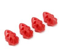 Alomejor Ensemble de Remplacement de Base D'antenne de Base D'installation de Caméra, Plastique Jaune Durable, Conception Légère, Assure la stabilité, pour Cadre en Fibre de Carbone MARK4 5 (Rouge)