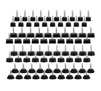 Alomejor Ensemble de Remplacement de Pointe de Haut Confortable, 80 Pièces, Accessoires de Réparation de Chaussures en Fer TPU pour éviter les Chutes, pour le Bureau et les Fêtes