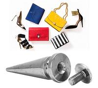Alomejor Ensemble de Rivets en Cuivre pour Cuir avec Vis pour la Fixation de Décoration Artisanale, Facile à Utiliser et à Installer, pour Sac à Vêtements en Cuir, Toile (10 Ensembles, 10 X 26 mm)
