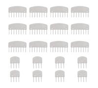 Alomejor Ensemble D'épingles de Blocage de Tricot Polyvalentes, Peignes de Blocage de Tricot Ergonomiques pour la Couture au Crochet, 4 épingles pour la Plupart des Scènes