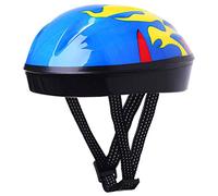 Alomejor Ensemble D'équipement de Protection pour Enfants, Genouillères, Coudières, Protège-Poignets avec Casque Réglable pour , Patinage, Scooter, Cyclisme, Couleurs Vives, Motif (Blue)