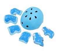 Alomejor Ensemble d'oreiller D'équipement de Protection de L'enfance pour Le Casque pour Les Enfants Réglables Professionnels, Une Large Application pour Le Rouleau de Voiture D'équilibre, 7 Pièces