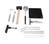 Alomejor Ensemble D'outils D'Ouverture de Noix de Coco, Kit de -perforateur en Acier Inoxydable de qualité Supérieure pour une Ouverture de Coque en Toute sécurité à la Maison