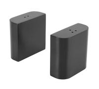 Alomejor Ensemble Salière et Poivrière, Bouteille D'assaisonnement Durable en Acier Inoxydable pour la Cuisine, Idéal pour les Cuisines Domestiques, 2 Pièces