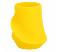 Alomejor Entraîneur de Swing de Raquette de Tennis, Correcteur de Poignée en Silicone, Outil d'entraînement avec Poignée Ergonomique Antidérapante 5,8 X 5,2 X, Cm pour Débutants et Adultes, (Yellow)