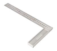 Alomejor Équerre à Angle Droit 90 Degrés, en Alliage D'aluminium Durable | Résistant à la rouille, Haute ténacité, Balance de précision, Facile à tenir, Adapté au travail du bois