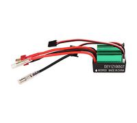 Alomejor ESC Brossé Haute Performance 65A RC avec Une Protection sous-Tension pour la Voiture Télécommandée, Adaptée à Axial SCX10 90046, D90, HSP, HPI, Black Green 1PC