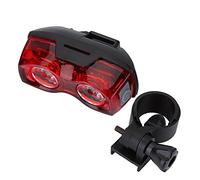 Alomejor étanche Super Bright LED puissante arrière pour vélo, extérieur de sécurité Avertissement lumière Rouge avec 2 Piles AAA 3 Modes d'éclairage