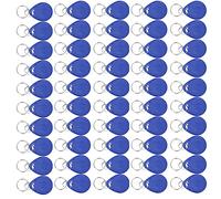Alomejor Étiquettes de Jeton de Porte-clés de Carte d'identité de 50pcs pour la Conception Imperméable Sensible de Contrôle D'accès pour L'ascenseur et le Stationnement-ABS 125KHZ