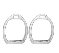 Alomejor Étriers Légers en Aluminium pour Enfants, Sécurisés, Non Rouillés, avec Une capacité Maximale de 300 Kg, pour Selle D'équitation, Protection Confortable des Chevilles pour Les Jeunes