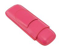 Alomejor Étui à Cigares Vintage élégant à 2 Doigts, étui à Cigares Robuste et Mince pour Les Voyages d'affaires pour Hommes (Pink)