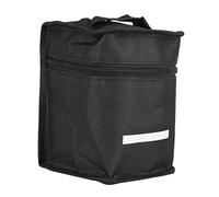 Alomejor Étui à Stylos Marqueurs en Toile Noire de Haute qualité avec Compartiment à Fermeture éclair pour Artistes, capacité de 48 (Trousse de 48 marqueurs (Petite Taille))