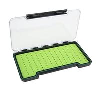 Alomejor Étui de Pêche à la Mouche, Boîte de Pêche à la Mouche étanche, Grande capacité, Transparente, Résistance aux Chocs pour la Pêche (L)