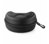 Alomejor Étui de Protection pour Lunettes de Ski du Verre Transportant étui Rigide avec Crochet pour Mousqueton Porte-clés pour Le Ski, Lunettes de Snowboard