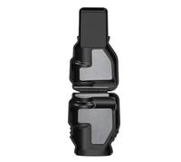 Alomejor Étui de Protection pour Objectif, Couvercle de Protection D'écran avec Conception à Rabat Légère Anti-poussière pour Appareil Photo Portable Pocket 4 (Black)