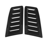 Alomejor Évent de Capot Avant, Panneau d'admission d'air ABS Dissipant la Chaleur pour Compartiment Moteur, Ajustement Universel pour Le Style RS MK2 (Noir Brillant)