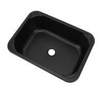 Alomejor Évier de Cuisine pour Camping-car, évier de Cuisine pour Camping-car en Acier Inoxydable 304, 15 X 11 X 5,7 Pouces, Cuve Simple avec capacité de 12 L, Trou de Vidange de 40 Mm, Conception