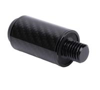 Alomejor Extension de Queue de Billard 2 Pouces, Extension de Billard en Fiber de Carbone avec Pare-Chocs pour Accessoire D'extension de Queue de Fury