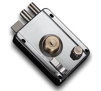 Alomejor Exterior Gate Lock, Stainless Steel, Durable Design